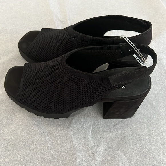 Eileen Fisher Cue Stretch Knit Sandals - Picture 5 of 9